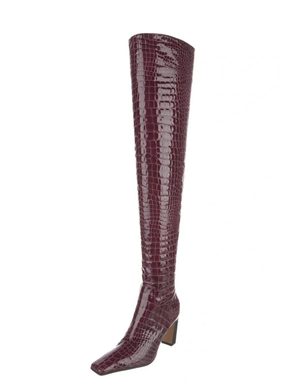 Khaite Printed Leather boots